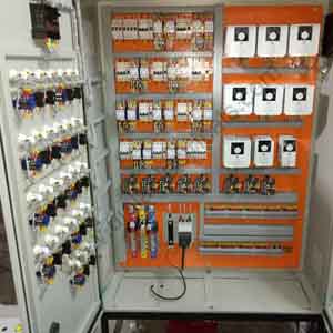 AHU Control Panel Wiring Work